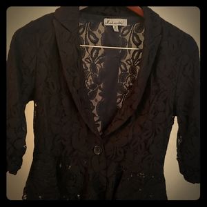 Vintage style lace blazer